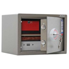 Ofis seyfi Aiko TM-25, açar ilə, qəhvəyi, 250x340x280 mm