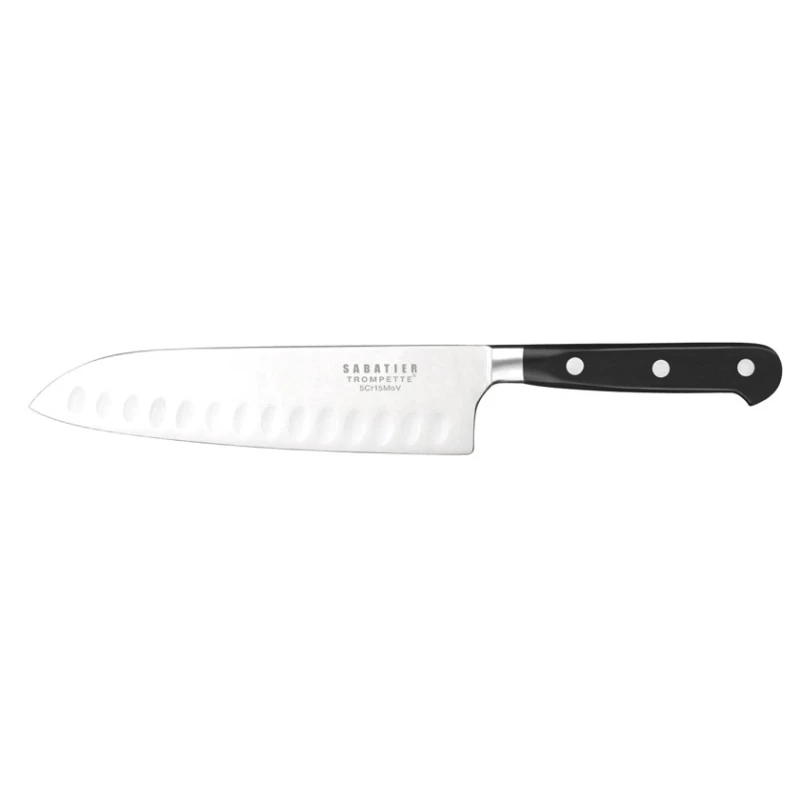 Нож Сантоку Amefa Sabatier Trompette Santoku, нержавеющая сталь, 17.5 см