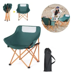 Kempinq üçün yığılan stul 3004, 43x47x69 sm, yaşıl