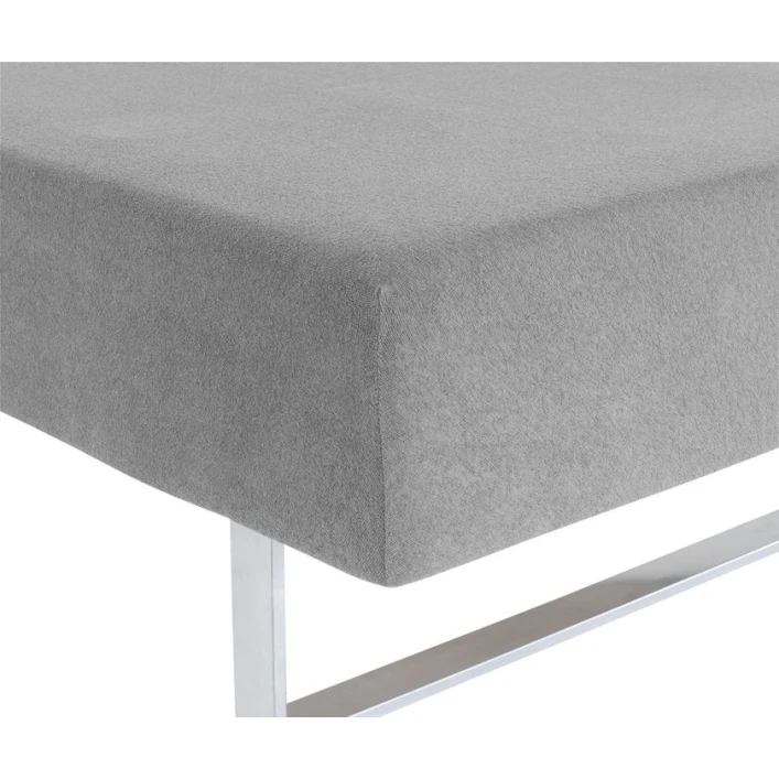 Простыня JYSK Ravnebakke Terry, 80/90x200x25 см, хлопок/полиэстер, серая Простыня JYSK Ravnebakke Terry, 80/90x200x25 см, хлопок/полиэстер, серая