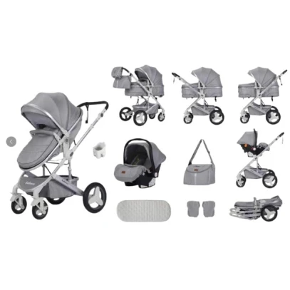 Детская коляска Belecoo 580-2, серый Детская коляска Belecoo 580-2, серый