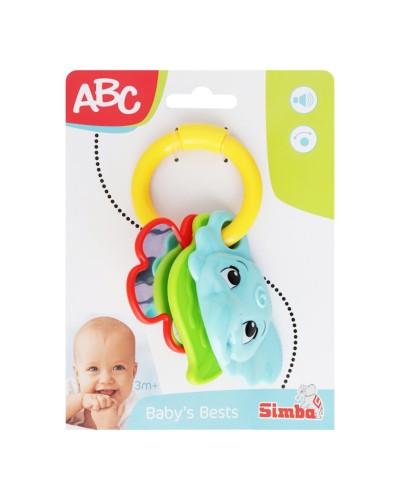 Çınqıldayan Simba güzgü ilə, fil, 3 aydan