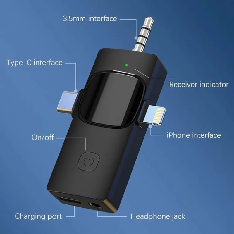 Петличный микрофон 3 in 1 Петличный микрофон 3 in 1