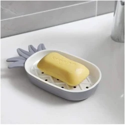 Sabun qabı İS7 Ananas ağ/boz, 14x9 sm Sabun qabı İS7 Ananas ağ/boz, 14x9 sm