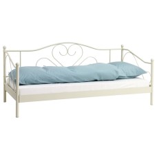 Çarpayı JYSK Ringe, 90x200 sm, krem, bazasız və döşəksiz