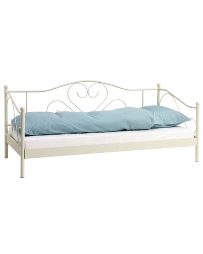 Çarpayı JYSK Ringe, 90x200 sm, krem, bazasız və döşəksiz