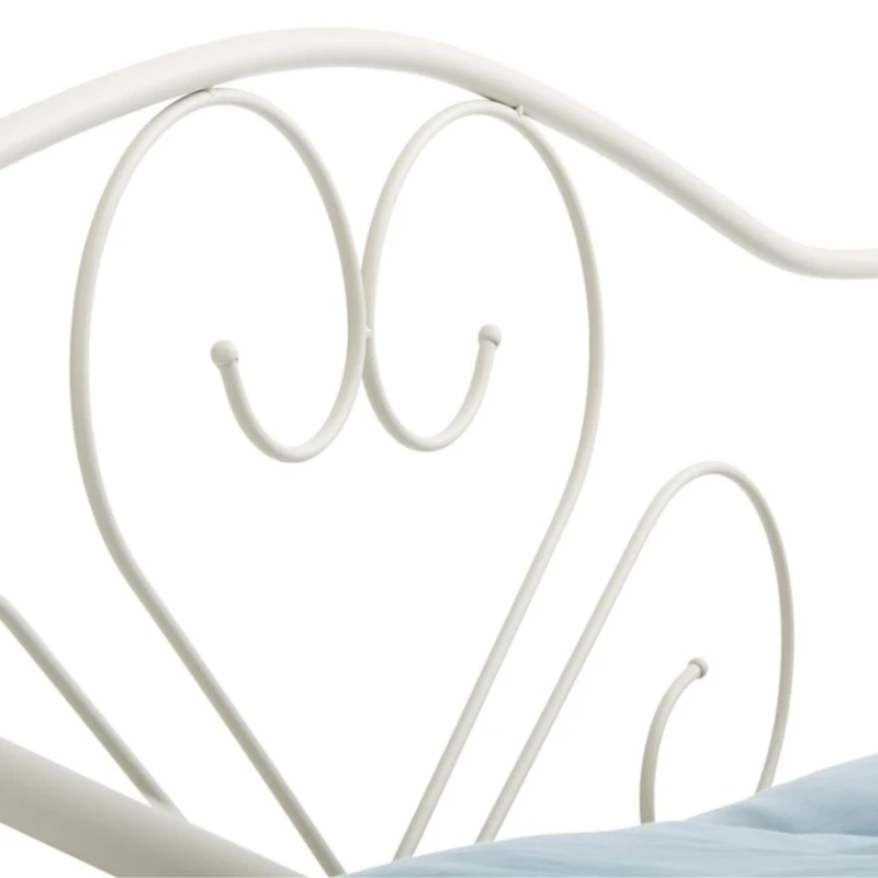 Кровать JYSK Ringe, 90x200 см, кремовая, без базы и матраса Кровать JYSK Ringe, 90x200 см, кремовая, без базы и матраса