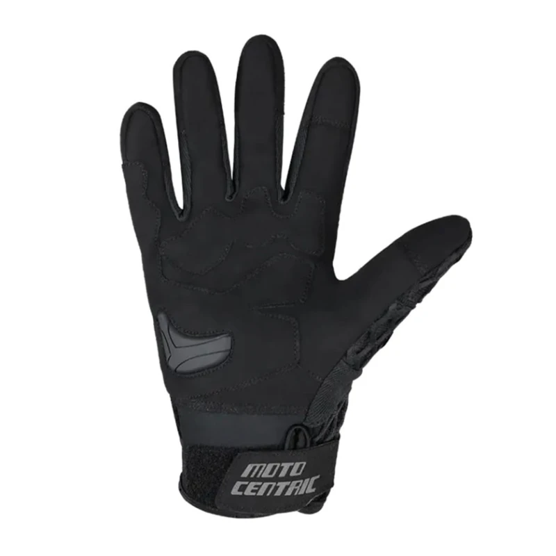 Мотоциклетные перчатки Areon Motocentric с датчиком, черного цвета