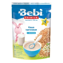 Каша молочная Bebi Premium Гречневая, с 4 месяцев, 200 г