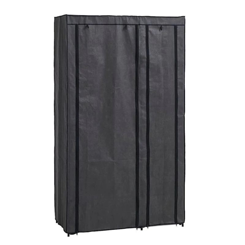 Портативный шкаф JYSK Damhus, 100x174x46 см, темно-серый Портативный шкаф JYSK Damhus, 100x174x46 см, темно-серый