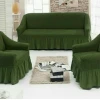 Комплект чехлов на диван и кресла MiraNova CTS-448, зеленый