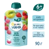 Фруктово-ягодное пюре ФрутоНяня Яблоко, Клубника, Малина, 90 г