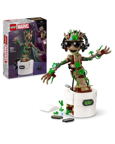 Konstruktor LEGO Marvel: 76297 Dancing Groot, 459 element, 10+ yaş
