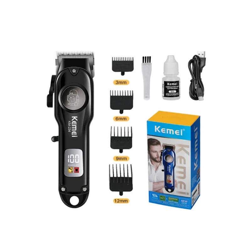 Saç kəsimi üçün cihaz Kemei KM-234 Black Saç kəsimi üçün cihaz Kemei KM-234 Black