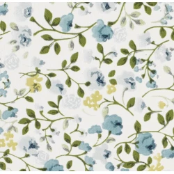 Сервировочный коврик JYSK Flora, прямоугольный, 33х42 см, синий/белый