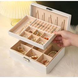 Органайзер для хранения украшений, 23x17x8 см, белый