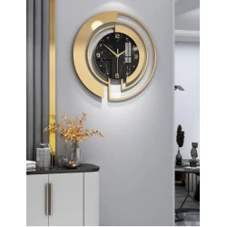 Часы настенные Areon Gold and Black для домашнего декора 6240_TaclockkT16