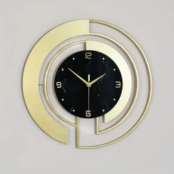 Часы настенные Areon Gold and Black для домашнего декора 6240_TaclockkT16