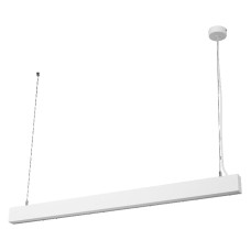 Ofis xətti işıqlandırıcı Office Line Cuboid Susp, 42W, 4000K, alüminium/polikarbonat, ağ