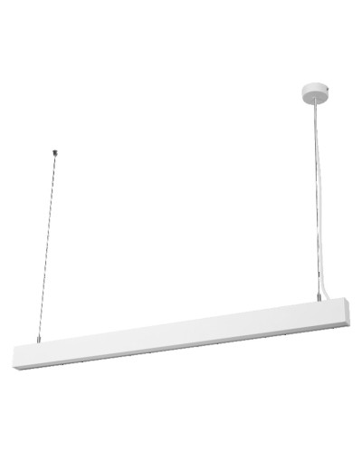 Ofis xətti işıqlandırıcı Office Line Cuboid Susp, 42W, 4000K, alüminium/polikarbonat, ağ