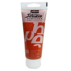 Akril boya Pebeo Studio Acrylics Venice Red, venesiyalı qırmızı, 100 ml