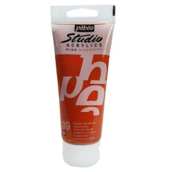 Акриловая краска Pebeo Studio Acrylics Venice Red, венецианский красный, 100 мл