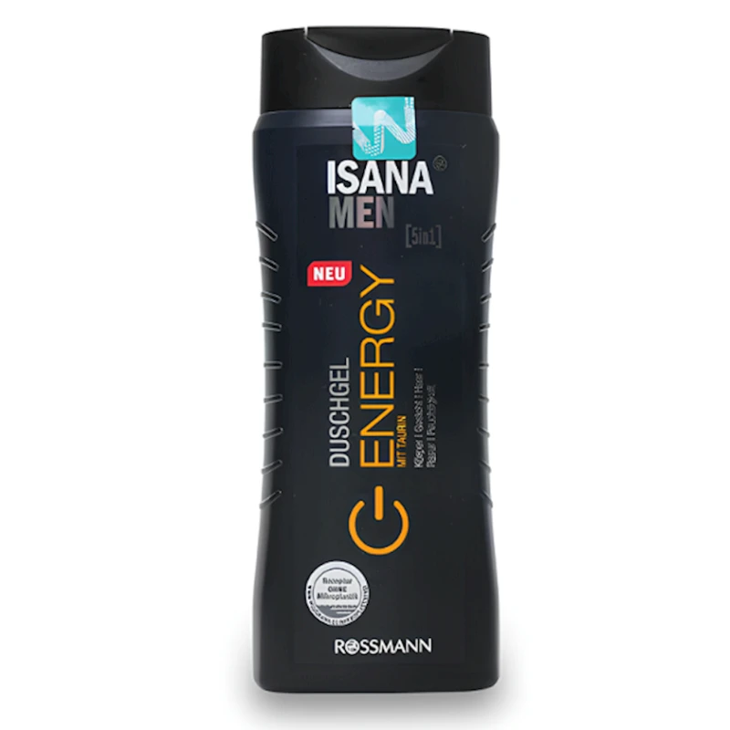 Гель для душа Isana Men 5в1 Energy 300 мл