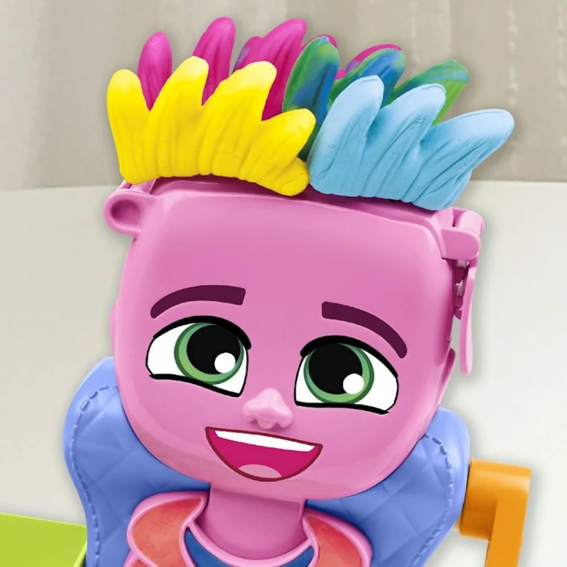 Набор для лепки Hasbro Play-Doh F8807 Hair Stylin Salon, 3+ лет Набор для лепки Hasbro Play-Doh F8807 Hair Stylin Salon, 3+ лет