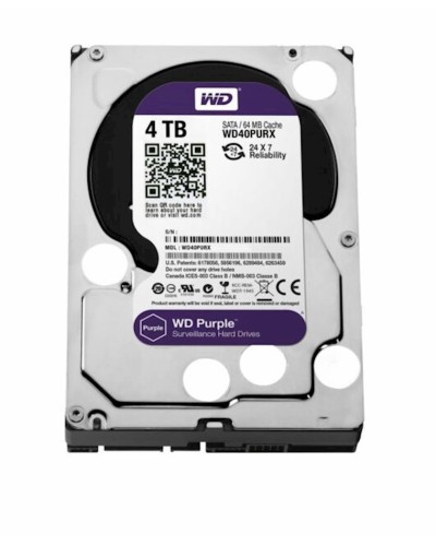 Sərt disk Western Digital Purple 4 TB (WD40PURX)