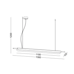 Люстра подвесная Lustore LSP394-WT Люстра подвесная Lustore LSP394-WT