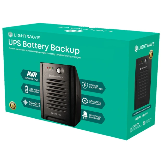 Lightwave fasiləsiz enerji təchizatı UPS 1550VA 698734568901