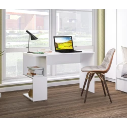 Письменный стол 3563_M2StolWhiteWh Белый, ЛДСП, 75x50x119 см