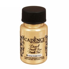 Akril boya-metallik Cadence Dora Metallic Paint 198 Sand Gold 50 ml