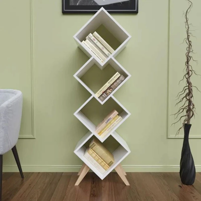 Стеллаж 3563_M2StelSotikiWh Белый, ЛДСП, 154.5x35x35 см Стеллаж 3563_M2StelSotikiWh Белый, ЛДСП, 154.5x35x35 см