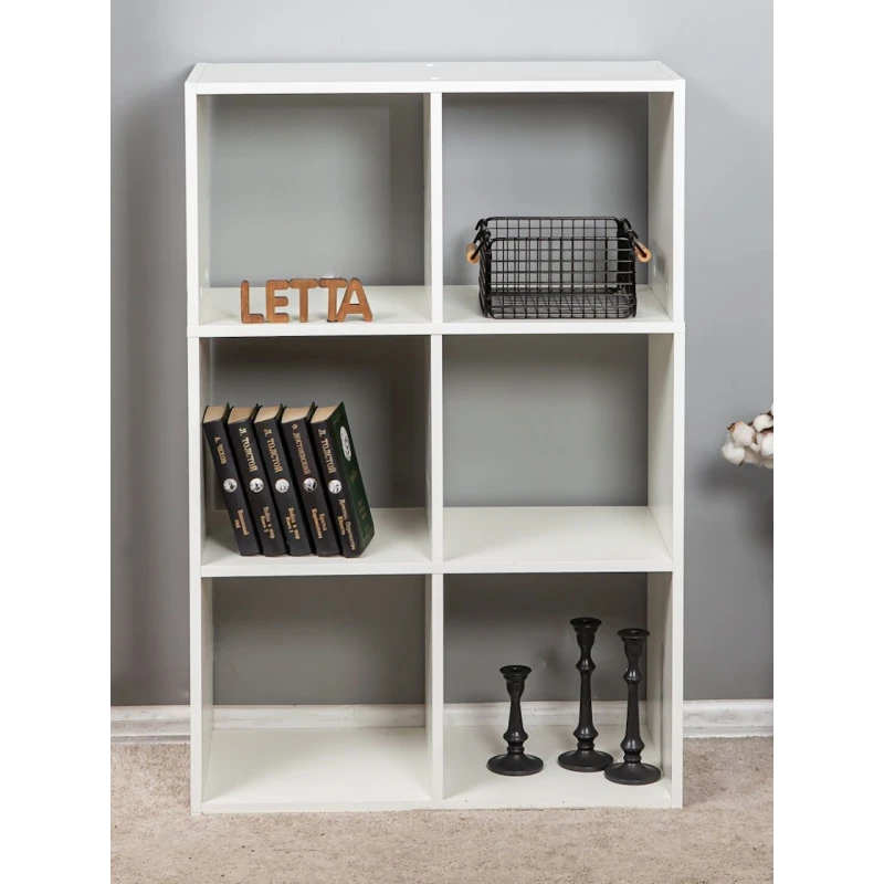 Стеллаж Letta Large White, 108х33х72 см, ЛДСП, белый