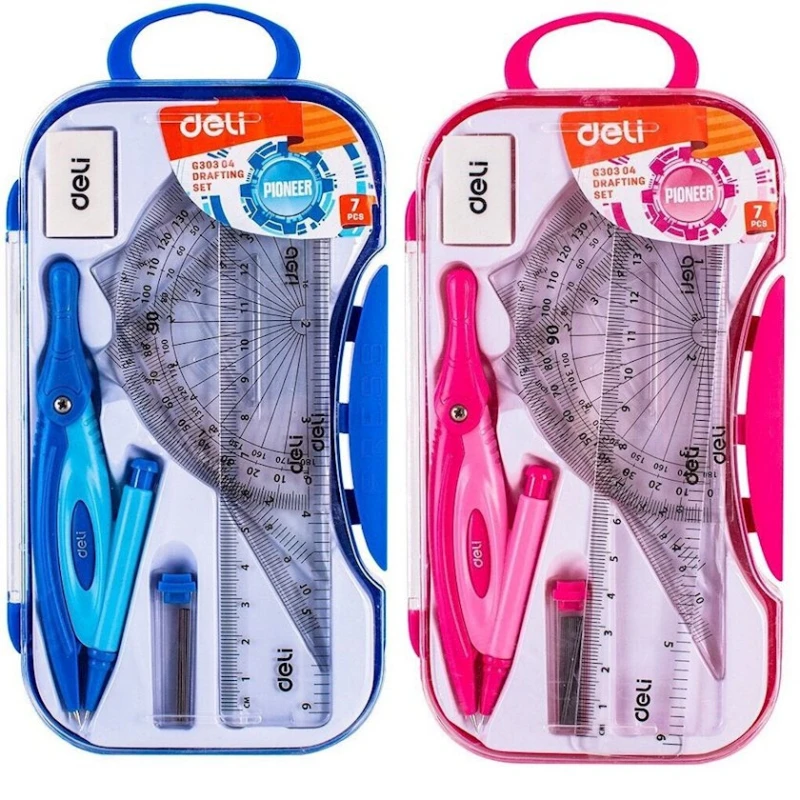 Готовальня Deli G30204 8 предметов, 125 мм, товар в ассортименте Готовальня Deli G30204 8 предметов, 125 мм, товар в ассортименте