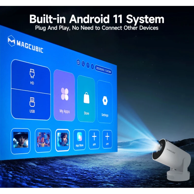 Проектор 4K Magcubic Pro Plus Проектор 4K Magcubic Pro Plus