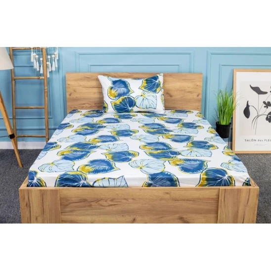 Комплект постельного белья Sahara SHA-00001275, пододеяльник 160х200 см, наволочка 50x70 см, двуспальный, сатин