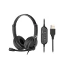 Наушники-гарнитура 2E PC headset stereo On-ear CH12 USB, omni-mic, 2m, black Наушники-гарнитура 2E PC headset stereo On-ear CH12 USB, omni-mic, 2m, black