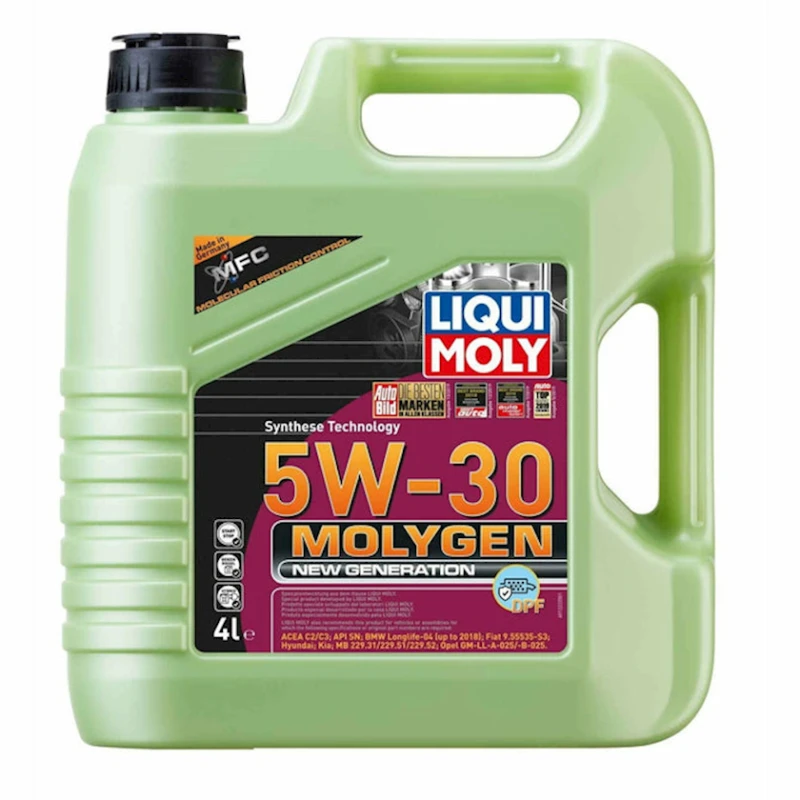 Моторное масло Liqui Moly Molygen New Generation 5W-30 DPF, 4 л Моторное масло Liqui Moly Molygen New Generation 5W-30 DPF, 4 л