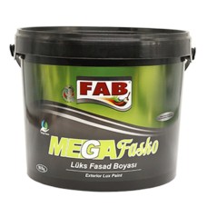 İnşaat boyası Fab boya Mega Fasko, ağ, 25 kq