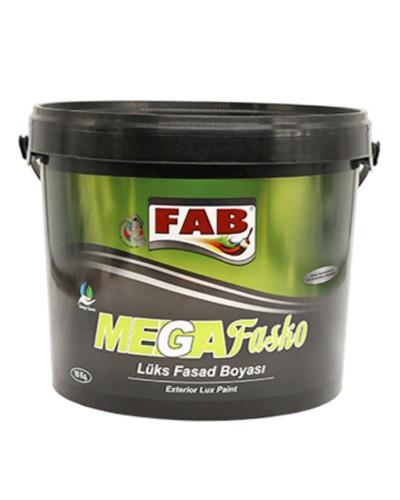 İnşaat boyası Fab boya Mega Fasko, ağ, 25 kq