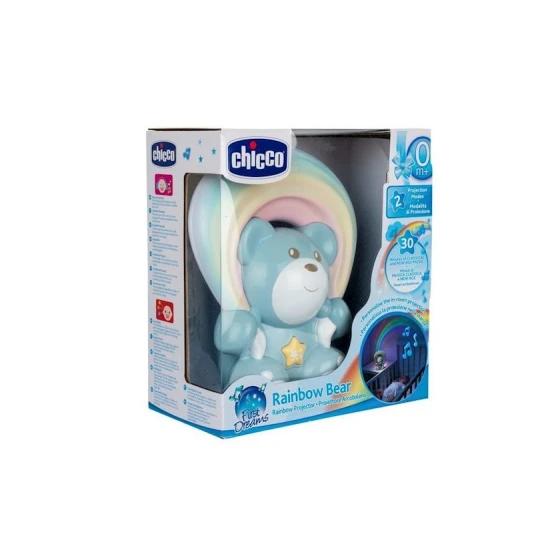 Игрушка-проектор Chicco Rainbow Bear Blue,синий