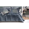 Комплект постельного белья Yataş Rach, одеяло 155x215 см, простыня 100x200 см, наволочка 50x70 см, односпальный, полиэстер/хлопок, Lacivert Комплект постельного белья Yataş Rach, одеяло 155x215 см, простыня 100x200 см, наволочка 50x70 см, односпальный, полиэстер/хлопок, Lacivert