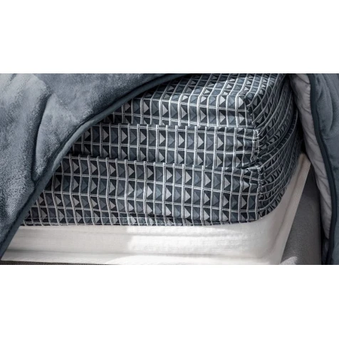 Комплект постельного белья Yataş Rach, одеяло 155x215 см, простыня 100x200 см, наволочка 50x70 см, односпальный, полиэстер/хлопок, Lacivert Комплект постельного белья Yataş Rach, одеяло 155x215 см, простыня 100x200 см, наволочка 50x70 см, односпальный, полиэстер/хлопок, Lacivert