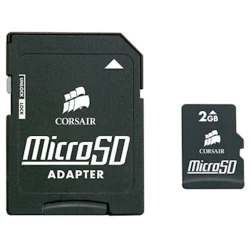 Карта памяти Corsair 2GB MicroSD with Adapter