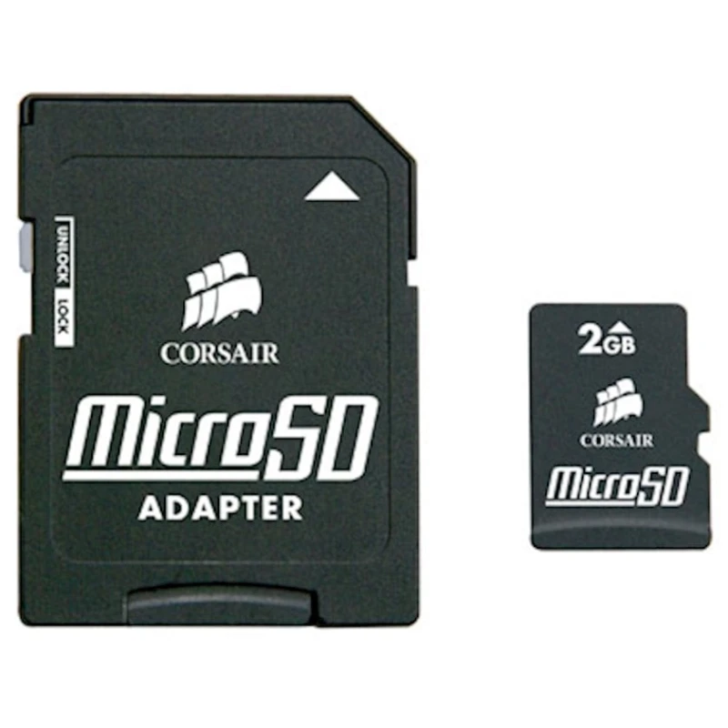Карта памяти Corsair 2GB MicroSD with Adapter