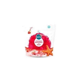 Мочалка Balmy Bath Pouf with Strawberry Soap