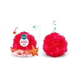 Мочалка Balmy Bath Pouf with Strawberry Soap