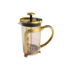 French Press HomeStore_KM350-G, şüşə, qızılı, 350 ml